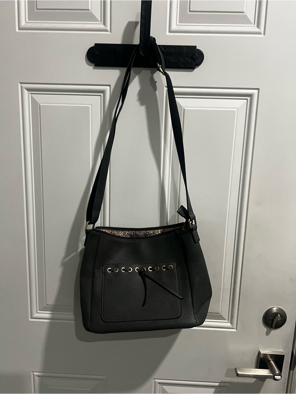 CC Black Women’s Shoulder Bag - Classic Pebbled Leather